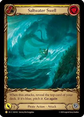 Saltwater Swell (Yellow) (Treasure)