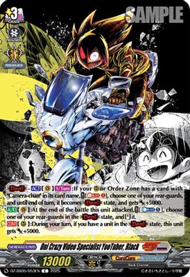 Oni Crazy Video Specialist YooTuber, Black