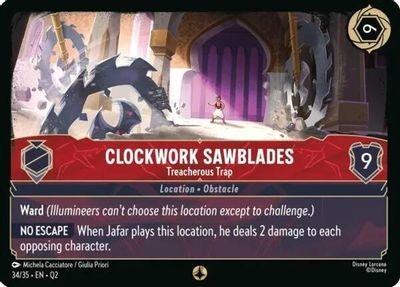 Clockwork Sawblades - Treacherous Trap