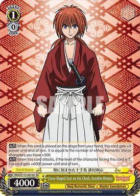 Cross-Shaped Scar on the Cheek, Kenshin Himura (SR)