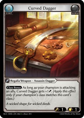 Curved Dagger