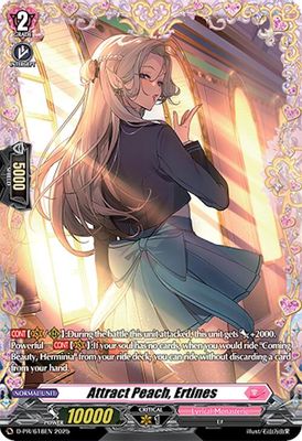 Attract Peach, Ertines