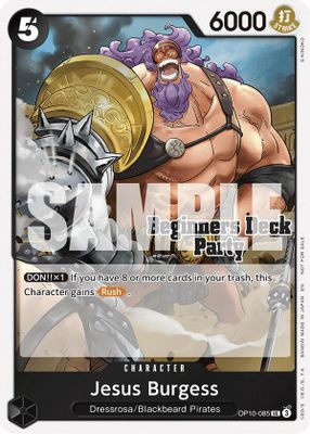 Jesus Burgess (Beginners Deck Party [ST-23] - [ST-28] Participation Pack)