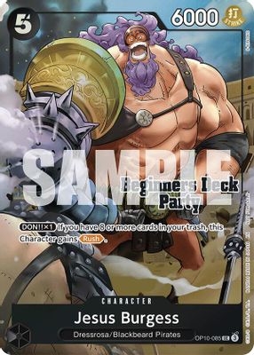 Jesus Burgess (Beginners Deck Party [ST-23] - [ST-28] Winner Pack)