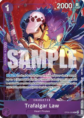 Trafalgar Law (Beginners Deck Party [ST-23] - [ST-28] Winner Pack)