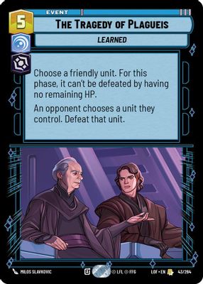 The Tragedy of Plagueis