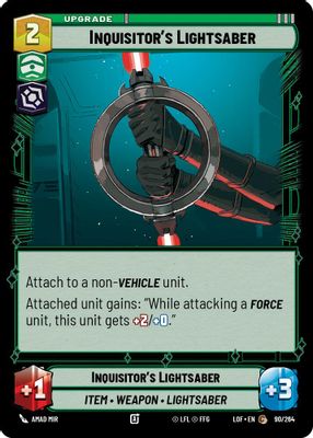 Inquisitor's Lightsaber