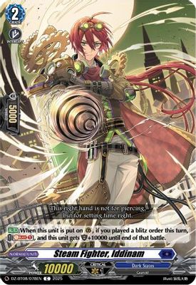 Steam Fighter, Iddinam