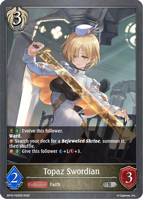Topaz Swordian - P22 (Foil)