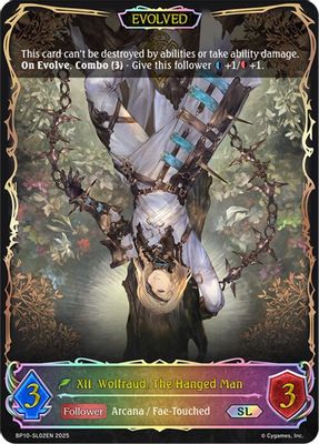 XII. Wolfraud, The Hanged Man (Evolved) (SL)