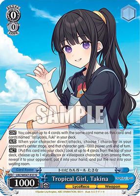 Tropical Girl, Takina