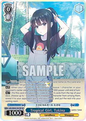 Tropical Girl, Takina (SP)