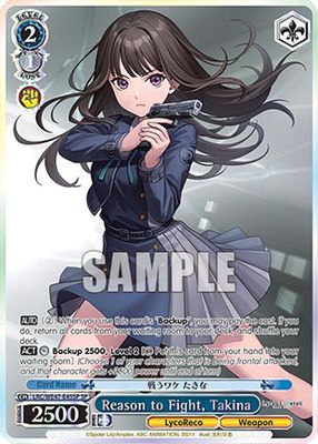 Reason to Fight, Takina (SP)