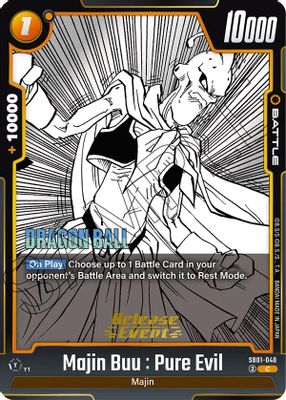 Majin Buu : Pure Evil - SB01-040