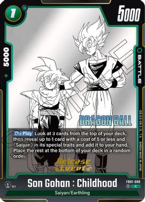 Son Gohan : Childhood