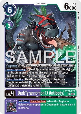 Dark Tyrannomon (X Antibody)