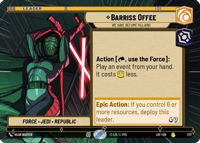 Barriss Offee - We Have Become Villains (Hyperspace)
