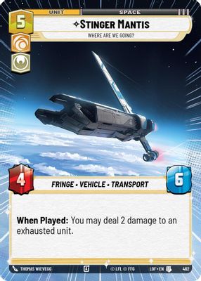 Stinger Mantis - Where Are We Going? (Hyperspace)