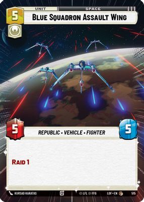 Blue Squadron Assault Wing (Hyperspace)