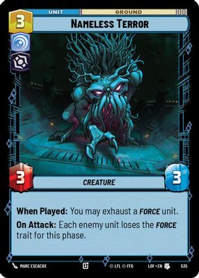 Nameless Terror (Foil)