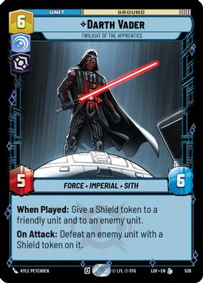 Darth Vader - Twilight of the Apprentice (Foil)