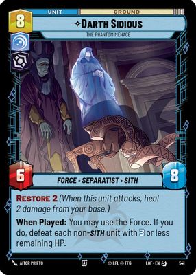 Darth Sidious - The Phantom Menace (Foil)