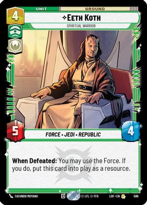 Eeth Koth - Spiritual Warrior (Foil)