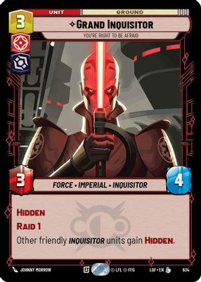Grand Inquisitor - You're Right to Be Afraid (Foil)