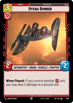 Hyena Bomber (Foil)