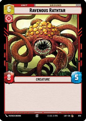 Ravenous Rathtar (Foil)