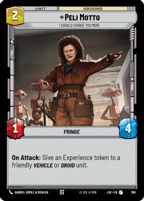 Peli Motto - I Should Charge You More (Foil)