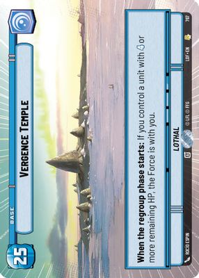 Vergence Temple (Hyperspace Foil)