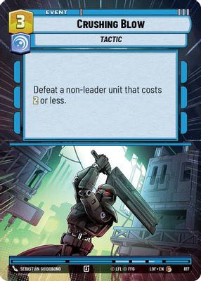 Crushing Blow (Hyperspace Foil)