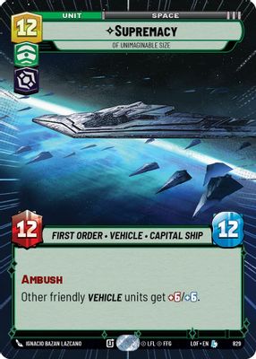 Supremacy - Of Unimaginable Size (Hyperspace Foil)