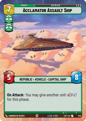 Acclamator Assault Ship (Hyperspace Foil)