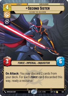 Second Sister - Seeking the Holocron (Hyperspace Foil)