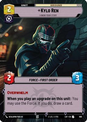 Kylo Ren - I Know Your Story (Hyperspace Foil)