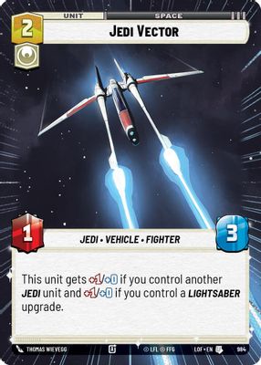 Jedi Vector (Hyperspace Foil)