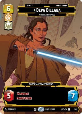 Depa Billaba - A Higher Purpose (Prestige Foil)