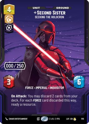 Second Sister - Seeking the Holocron (Serialized)