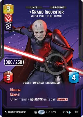 Grand Inquisitor - You're Right to Be Afraid (Serialized)