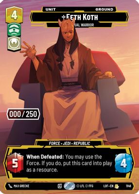 Eeth Koth - Spiritual Warrior (Serialized)
