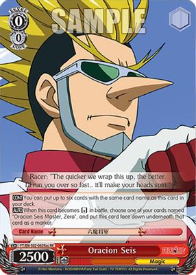 Oracion Seis (Racer)