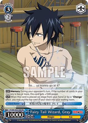 Fairy Tail Wizard, Gray