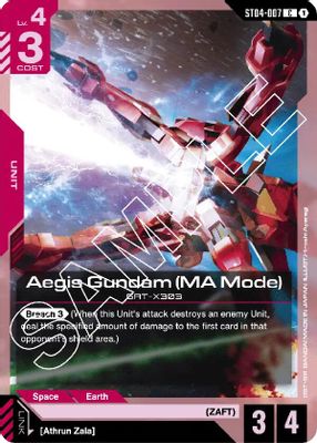 Aegis Gundam (MA Mode)