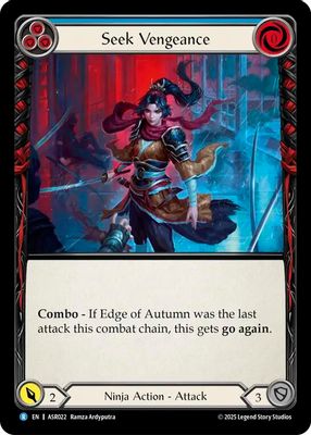 Seek Vengeance (Blue)