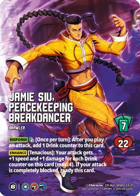 Jamie Siu, Peacekeeping Breakdancer (Alternate Art)