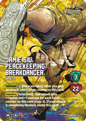 Jamie Siu, Peacekeeping Breakdancer