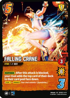 Falling Crane