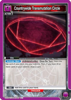 Countrywide Transmutation Circle